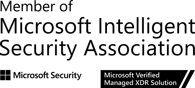 Microsoft Intelligent Security Association badge with Managed XDR solution credential